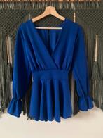 Donkerblauwe blouse, Kleding | Dames, Blouses en Tunieken, Ophalen of Verzenden, Zo goed als nieuw