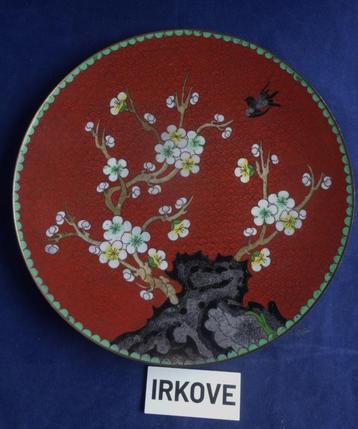 CLOISONNE BORD JAPAN * Bloesemtak * beschikbaar voor biedingen