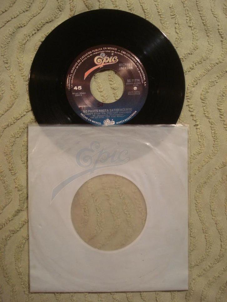 Michael Jackson 7": Don’t stop ‘til you get enough (Mexico), Cd's en Dvd's, Vinyl Singles, Gebruikt, Single, Pop, 7 inch, Ophalen of Verzenden