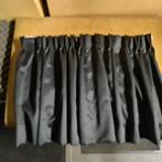 Zwart Gordijntje op rail, Zwart, Zo goed als nieuw, Minder dan 100 cm, 50 tot 100 cm