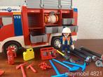 Playmobil 4821 Brandweer bluswagen, Complete set, Ophalen of Verzenden, Zo goed als nieuw