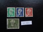 ddr - wilhelm pieck 1952/1953 (zz-384), Postzegels en Munten, Postzegels | Europa | Duitsland, Ophalen of Verzenden, DDR, Gestempeld