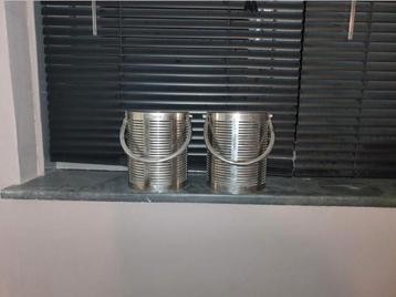 Set RVS Riverdale windlichten beschikbaar voor biedingen