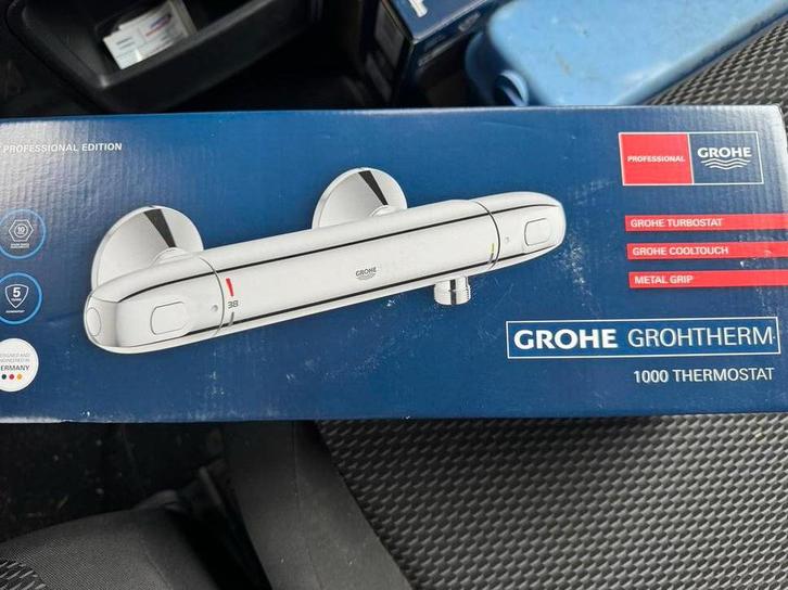 Grohe Grohtherm 1000 Thermostaatkraan, Doe-het-zelf en Verbouw, Sanitair, Nieuw, Kraan, Chroom, Ophalen of Verzenden