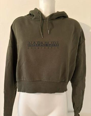 Kaki Napapinri hoodie mt M beschikbaar voor biedingen
