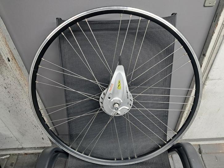 Te koop Sparta voorwiel met Naaf Verlichting, Fietsen en Brommers, Brommeronderdelen | Algemeen, Gebruikt, Ophalen of Verzenden