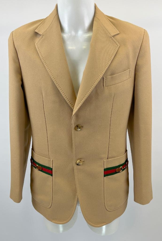 GUCCI Bruin horse-bit HEREN Blazer  Maat 46, Kleding | Heren, Kostuums en Colberts, Zo goed als nieuw, Maat 46 (S) of kleiner