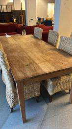 Mooie Eikenhouten Tafel en/of stoelen, Huis en Inrichting, Tafels | Eettafels, Ophalen, Gebruikt, 100 tot 150 cm, Eikenhout
