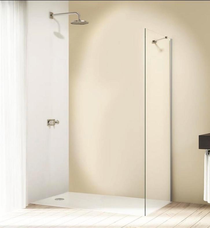 Douchewand  Huppe zand kleur glas  90x200 koopje, Huis en Inrichting, Badkamer | Complete badkamers, Nieuw, Ophalen of Verzenden