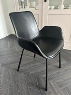 Eetkamer stoelen ZUIVER BRIT 4 stuks, Huis en Inrichting, Ophalen, Zo goed als nieuw, Zwart, Leer
