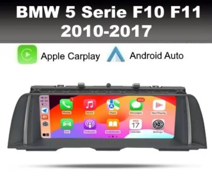 BMW 5serie F10 F11 GT navigatie android 14 dab+ carplay 4G, Auto diversen, Autoradio's, Nieuw, Ophalen of Verzenden