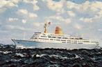Passagiersschip Vistafjord - Norwegian America Line, Ophalen of Verzenden, Zo goed als nieuw, Kaart, Foto of Prent