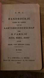 Aartsbroederschap H. Familie Handboekje 1912, Antiek en Kunst, Ophalen of Verzenden, Henr. van Keulen C.SS.R