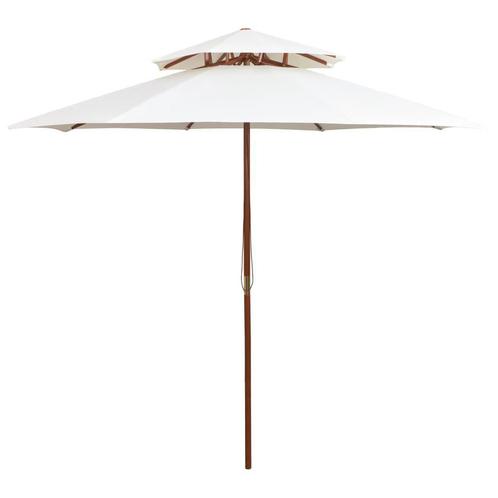 Dubbeldekker parasol 270x270 cm, Tuin en Terras, Parasols, Nieuw, Stokparasol, 2 tot 3 meter, Ophalen of Verzenden