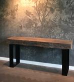 Antieke Biels Sidetable - RAW Interieurs, Huis en Inrichting, Tafels | Sidetables, Ophalen of Verzenden, Zo goed als nieuw, Tijdloos