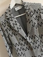 Helena Hart Blazer M Zwart Wit Print, Maat 38/40 (M), Zwart, Ophalen of Verzenden, Zo goed als nieuw