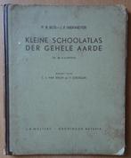 Kleine Schoolatlas der gehele aarde - 1939 - PR Bos +JF Nier, Boeken, Atlassen en Landkaarten, Gelezen, Overige atlassen, Ophalen of Verzenden