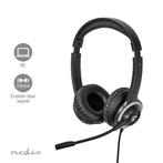 PC Headset On-Ear - USB koptelefoon met microfoon, Verzenden, Nedis, Nieuw, On-ear