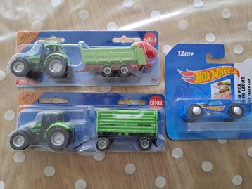 hot wheels night shifter hout, siku 1673 1606 tractor beschikbaar voor biedingen