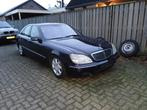 Mercedes-Benz S-Klasse 3.2 165KW S320 AUT 1999 Zwart, Auto's, Automaat, Achterwielaandrijving, Zwart, Particulier