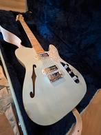 Fender Mágico Telecaster Daphny Blue met Koffer, Ophalen of Verzenden, Zo goed als nieuw, Semi-solid body, Fender