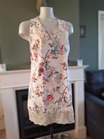 Rinascimento romantisch jurk lange top crème L 40 kant, Kleding | Dames, Jurken, Verzenden, Zo goed als nieuw, Roze, Boven de knie