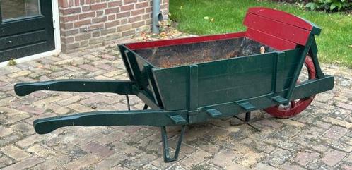 Houten kruiwagen te gebruiken als bloembak, Tuin en Terras, Kruiwagens, Gebruikt, Handmatig, Eenwielig, Ophalen
