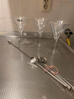 Luigi Bormioli Cocktailglazen + Cocktaillepelset, Ophalen, Glas of Glazen, Nieuw, Glas