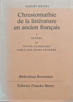 Chrestomathie de la littérature en ancien Français., Boeken, Ophalen of Verzenden, Zo goed als nieuw