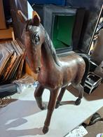 Houten paard decoratie, Antiek en Kunst, Kunst | Beelden en Houtsnijwerken, Ophalen