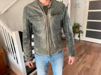 Leren jas XXL goosecraft biker, Ophalen of Verzenden, Gedragen, Overige maten, Blauw