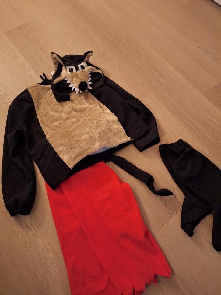 Carnavalspak Wolf - Maat S, Kleding | Heren, Carnavalskleding en Feestkleding, Ophalen of Verzenden