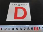 sticker BLACK PRINCE, Ophalen, Zo goed als nieuw, Sticker