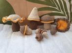 Assortiment paddestoelen gehaakt katoen eikels herfst, Ophalen of Verzenden, Nieuw, Haken, Overige typen
