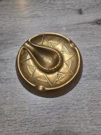 Messing asbak met militair thema, Ophalen of Verzenden