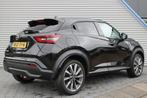 Nissan Juke 1.0 DIG-T N-Connecta Automaat | 19 Inch | Cold P, Auto's, Nissan, Stof, Zwart, 1176 kg, Bedrijf