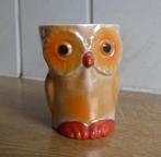 Vintage eierdop uil keramiek figuur uiltje eierdopje Foreign, Verzamelen, Beelden en Beeldjes, Ophalen of Verzenden, Gebruikt