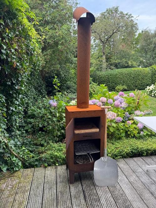 Weltevree OUTDOOROVEN Buitenhaard, pizza-oven en BBQ-grill, Tuin en Terras, Houtskoolbarbecues, Gebruikt, Met accessoires, Ophalen