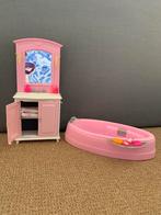 Badkamermeubel met Bad - Barbie, Ophalen of Verzenden, Gebruikt, Barbie