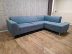 GRATIS BEZORGEN | Zeer Mooi Blauwe Hoekbank, Info@banxtel.nl, Verzenden, Hoekbank, Hoekbank
