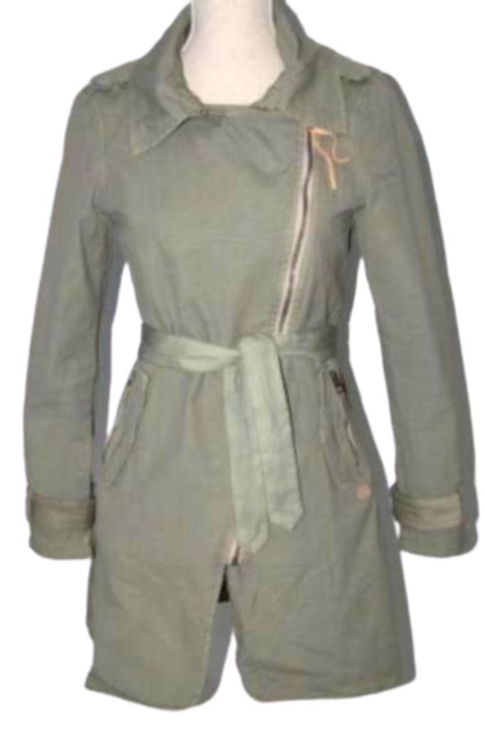 Gsus Industries mantel, damesjas, jas, Mt. S, Kleding | Dames, Jassen | Zomer, Zo goed als nieuw, Maat 34 (XS) of kleiner, Groen