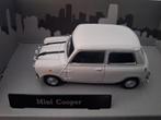 Mini Cooper wit Schaal 1:43, Hobby en Vrije tijd, Modelauto's | 1:43, Overige merken, Auto, Nieuw, Cararama