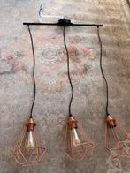 Hanglamp met 3 hangers, Overige materialen, Ophalen of Verzenden, 75 cm of meer, Landelijk