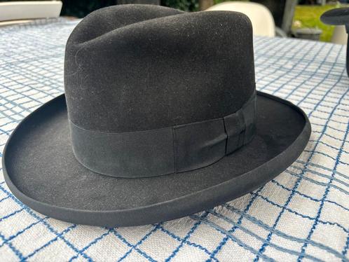 Vintage Borsalino Augusta Hat / Hoed (maat 5 1/2), Kleding | Heren, Hoeden en Petten, Zo goed als nieuw, Ophalen of Verzenden