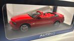 Ford mustang gt convertible red autoart 1.18, Hobby en Vrije tijd, Modelauto's | 1:18, Ophalen of Verzenden, Autoart, A, A