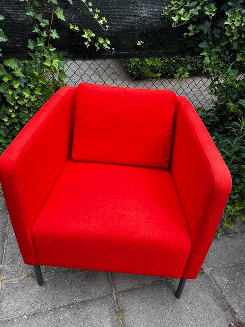 Ekero ikea fauteuil, Huis en Inrichting, Fauteuils, Zo goed als nieuw, Stof, 50 tot 75 cm, Minder dan 75 cm, Ophalen