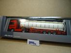 HERPA 1:87, MB ACTROS-1857, + BULK-TANK-Oplegger, Zie Foto`s, Ophalen of Verzenden, Zo goed als nieuw, Bus of Vrachtwagen, Herpa