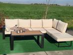 Loungeset van staal/gepoedercoat Loungebank Lounge set, Nieuw, Ophalen of Verzenden, Bank, Loungeset
