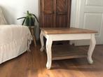 Salontafel landelijk brocante, Ophalen, Gebruikt, 50 tot 100 cm, Vierkant