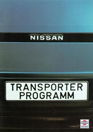 Folder Nissan Transporter Programm (Duitse uitgave - 1984) beschikbaar voor biedingen